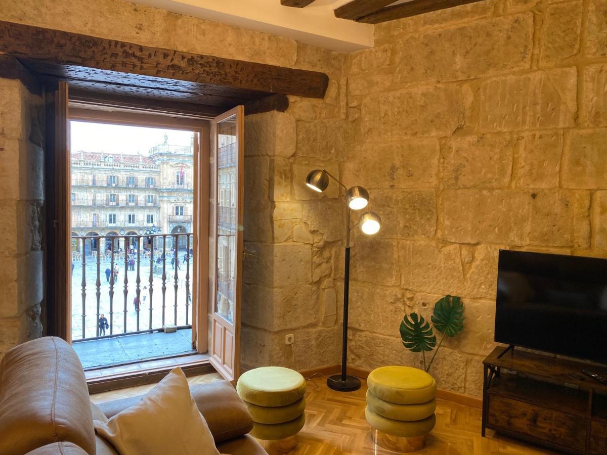 Apartamento Plaza Mayor Salamanca Con 2 Balcones A La Misma Plaza Mayor Exteriör bild